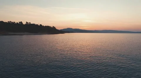 Sea sunrise Stock Footage 68007062