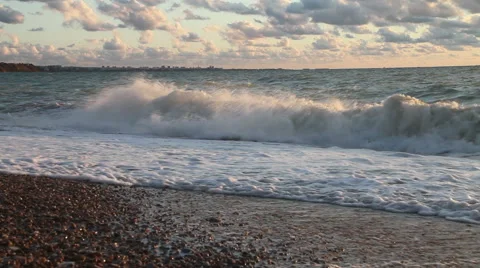 The sea at sunset 02 Stock Footage 41400517