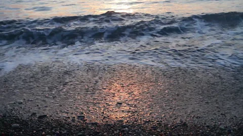 Sea sunset 03 Stock Footage 1012837