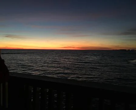 Sea Sunset 2 Stock Photos