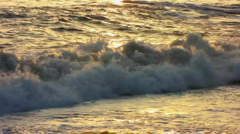 Sea sunset 3 Video stock 741589