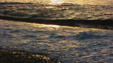 Sea sunset 6 스톡 동영상 741556