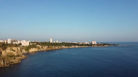 Sea sunset in Antalia Video stock 166171318
