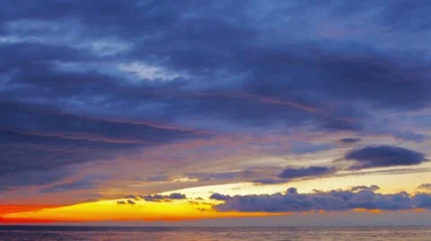 Sea ​​sunset Stock Footage 8851583