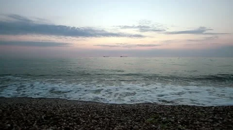 Sea sunset 스톡 동영상 11399732