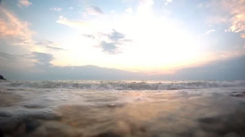 Sea sunset 스톡 동영상 11407735