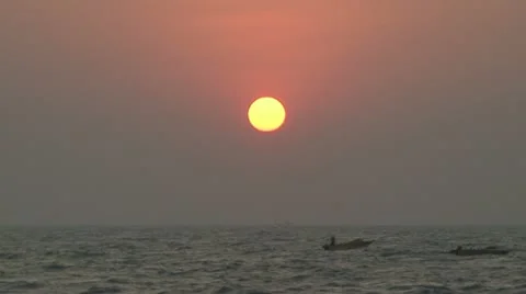 Sea sunset Video stock 20526326