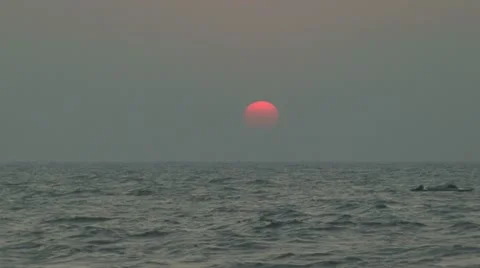 Sea sunset Stock Footage 20526330