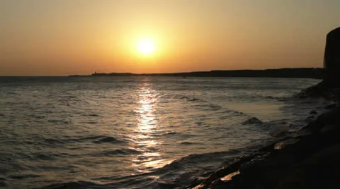 Sea Sunset 스톡 동영상 25294743
