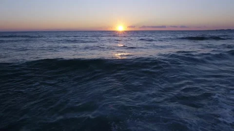 Sea sunset Video stock 42649228