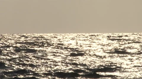 Sea before sunset Stock Footage 45491102