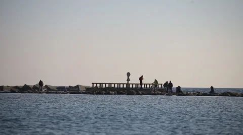 Sea at sunset Video stock 62496566