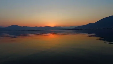 Sea Sunset Stock Footage
