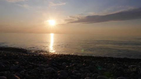Sea Before Sunset 스톡 동영상 76609507