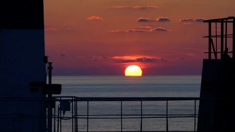 Sea sunset Stock Footage 99660014