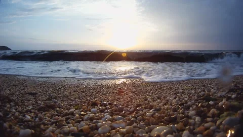 Sea Sunset Stock Footage 100663875