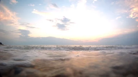 Sea Sunset Stock Footage 100663963