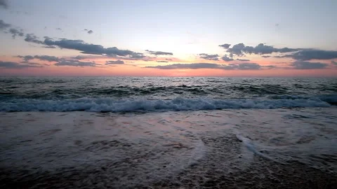 Sea Sunset Stock Footage 100664154