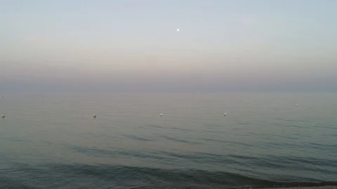 Sea sunset Stock Footage