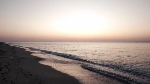 Sea at sunset 스톡 동영상 155410026