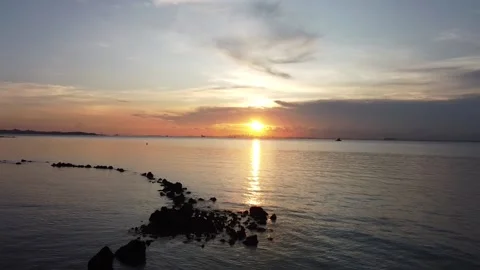 Sea Sunset 库存影片 205611522