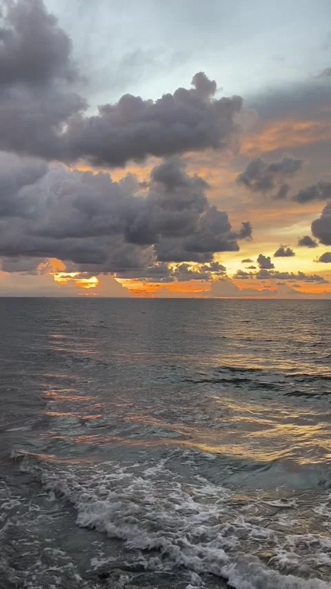 Sea sunset Stock Footage 206279742