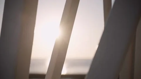 The sea at sunset Stock Footage 227164604