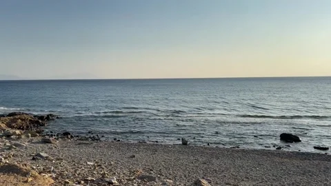 Sea sunset over the beach Stock Footage 284715006