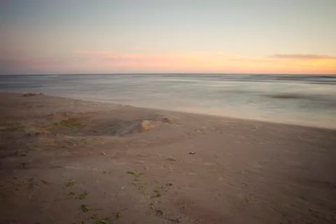 Sea sunset Stock Photos