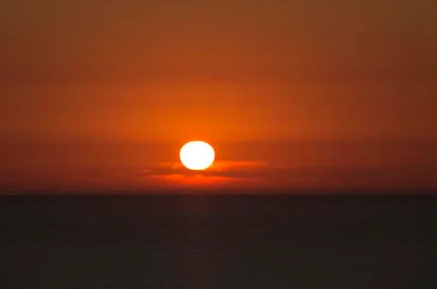Sea Sunset Stock Photos