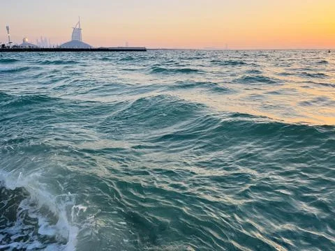 Sea sunset Foto stock