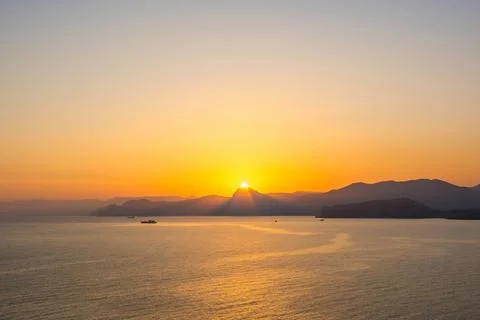 Sea Sunset Stock Photos