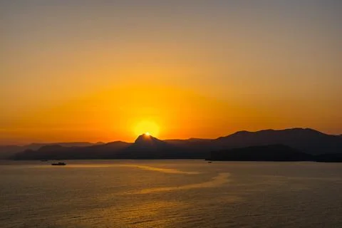 Sea Sunset Foto stock