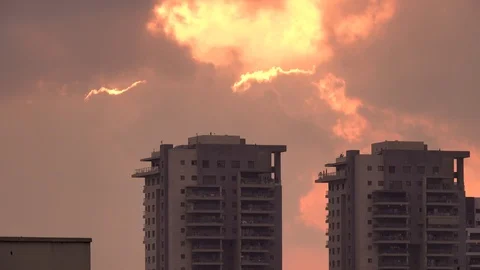 Sea , sunset sky, red sky, evening sky 스톡 동영상 124684991