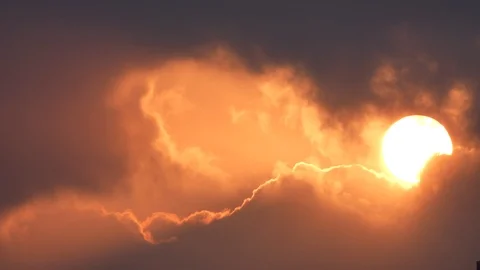 Sea , sunset sky, red sky, evening sky 스톡 동영상 124685188