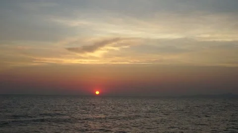 Sea, sunset, timelapse Stock Footage 53767710