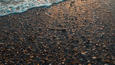 Sea surf close-up. Background video Video stock 97628577