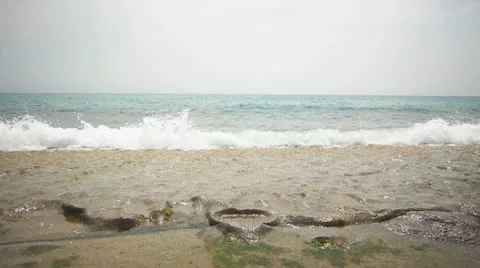 Sea surf close up Video stock 11806912