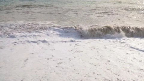 Sea surf during a storm 스톡 동영상 213526905