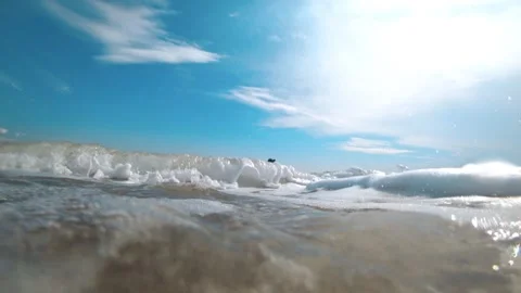 A sea surf Stock Footage 87325010