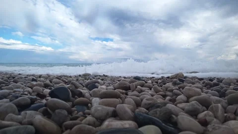 A sea surf Stock Footage 87325495