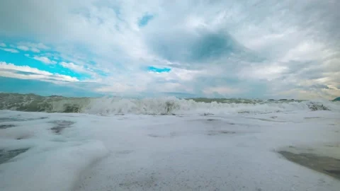 A sea surf Stock Footage 87325684