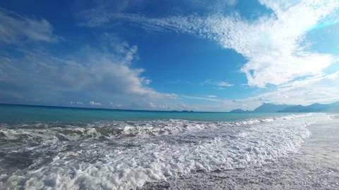 A sea surf Stock Footage 87326510