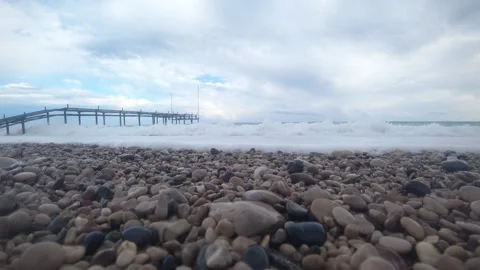 A sea surf Stock-Footage 87326900
