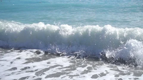 A sea surf Stock Footage 87327329