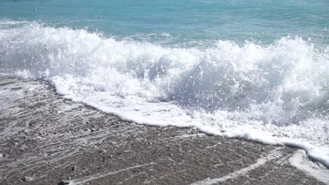 A sea surf Stock Footage 87327408