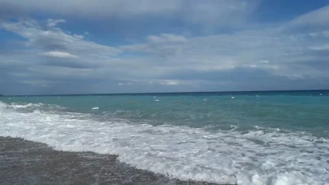 Sea surf ,slow motion Stock Footage 87213868