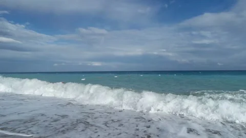 Sea surf ,slow motion Stock Footage 87213921