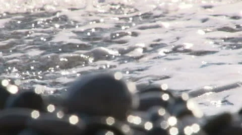 Sea Surf Sparkle Stock Footage 24690328
