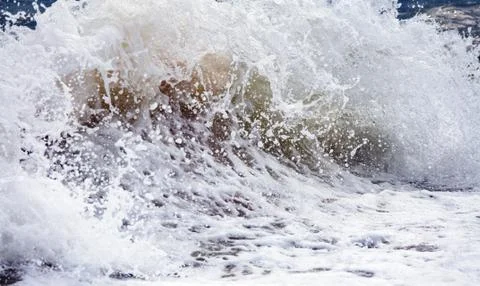 Sea surf wave Stock Photos